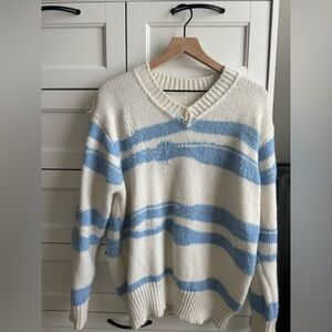 Sweater Blue/White
